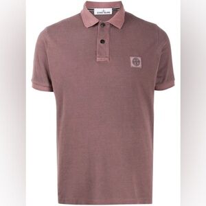 Stone Island Logo Patch Polo Shirt
